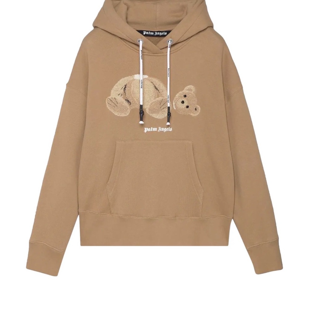 Palm Angels Tan Bear Hoodie